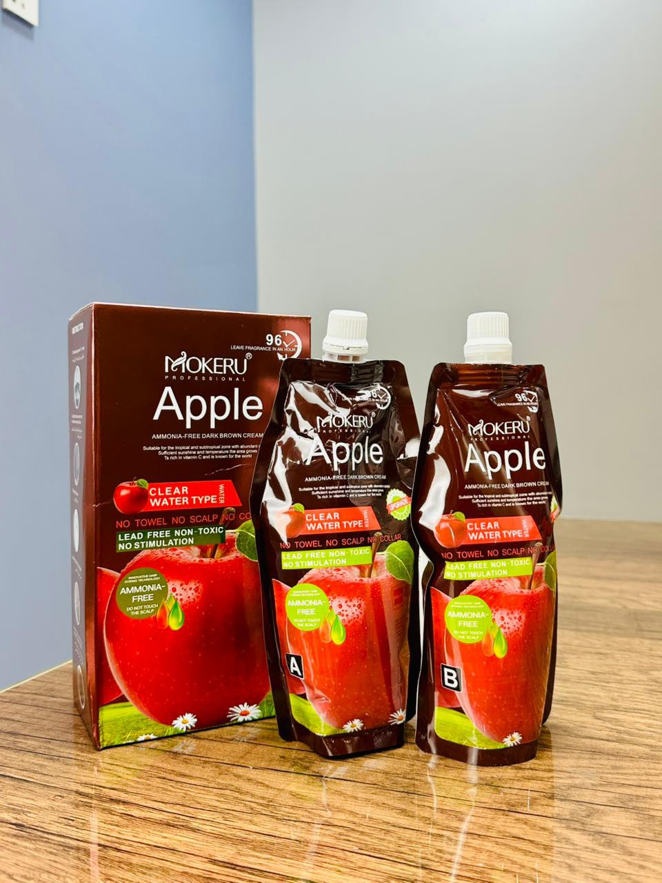 Apple Hair Color 96 Hours Ammonia-Free Brown Hair Cream