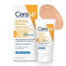 Cerave hydrating mineral spf 30 50ml