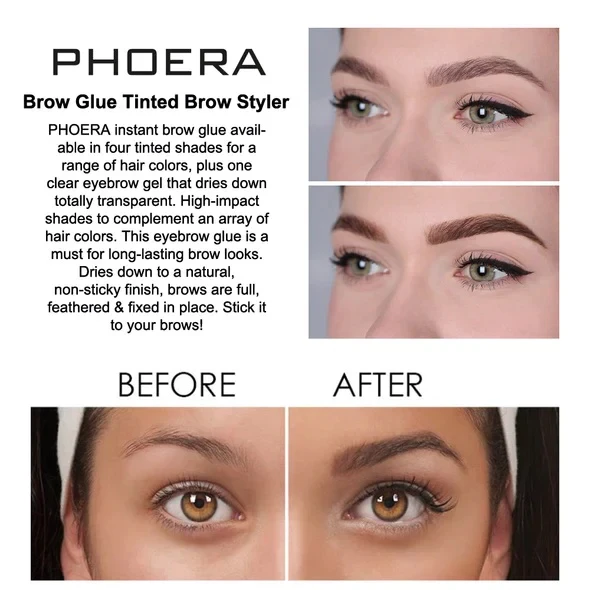 Phoera Brow Glue Tinted Styler