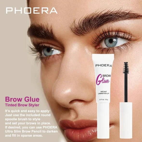 Phoera Brow Glue Tinted Styler